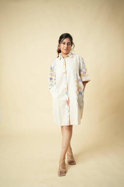 Bits and Pieces Shirt Dress (Loose fit)