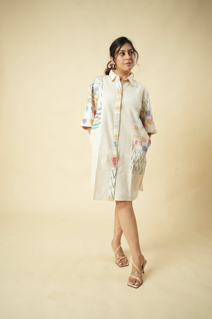 Bits and Pieces Shirt Dress (Loose fit)
