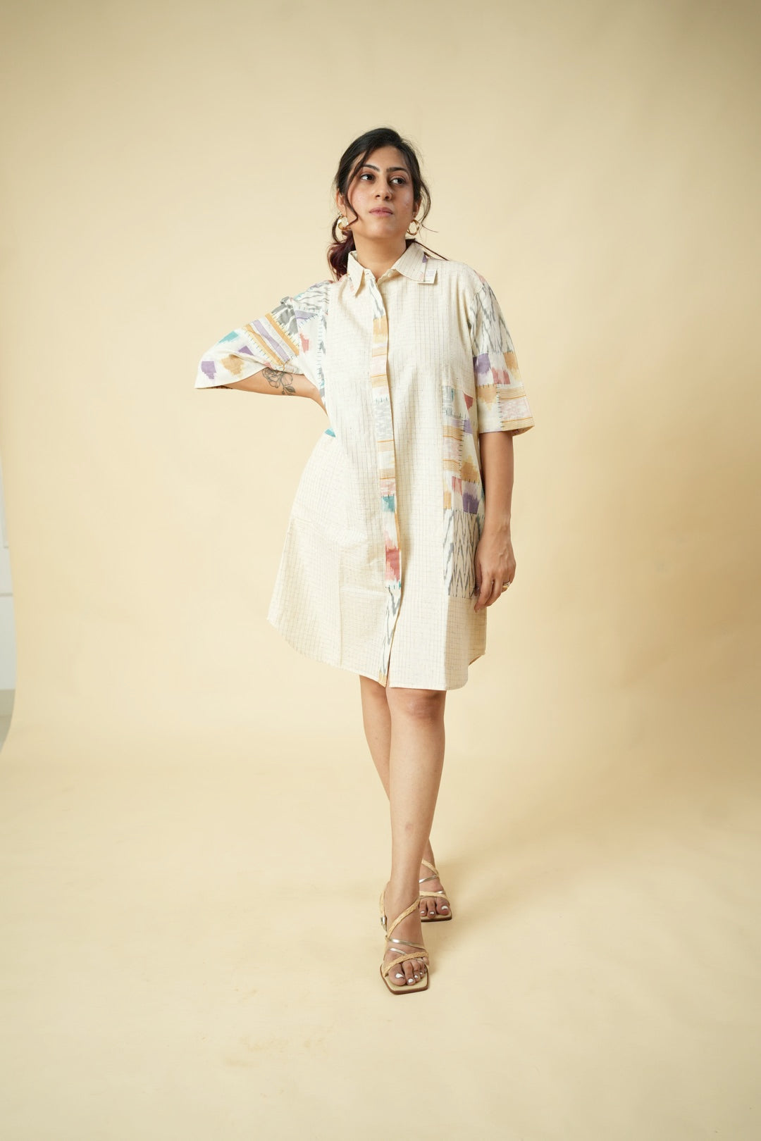Bits and Pieces Shirt Dress (Loose fit)