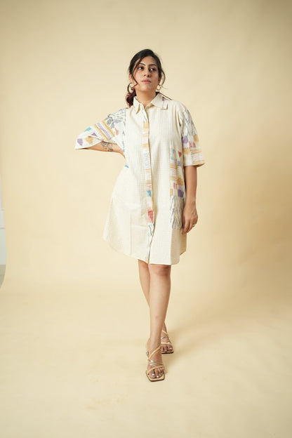 Bits and Pieces Shirt Dress (Loose fit)