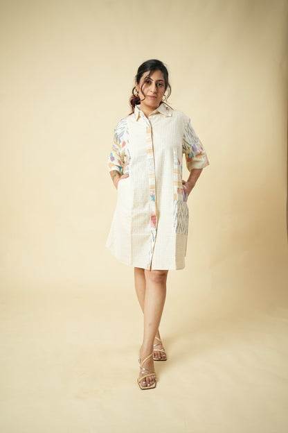Bits and Pieces Shirt Dress (Loose fit)