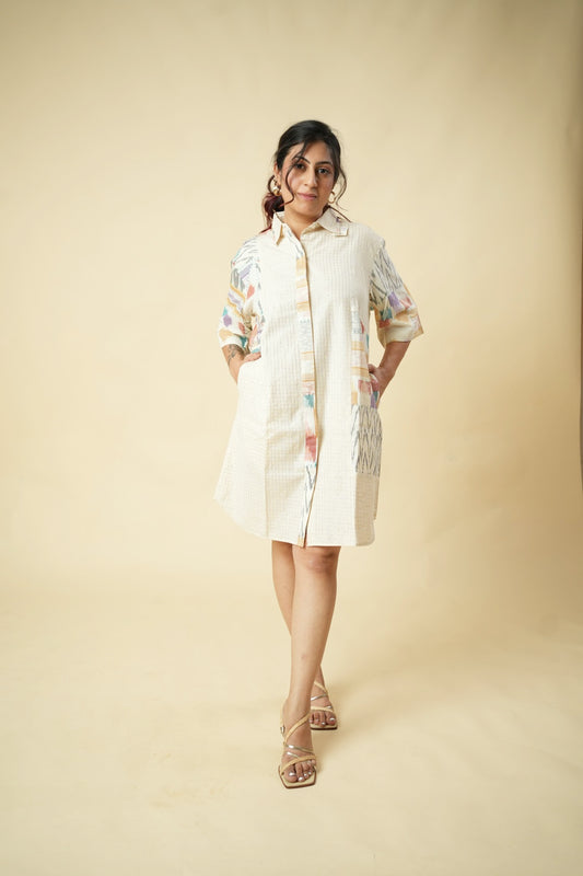 Bits and Pieces Shirt Dress (Loose fit)